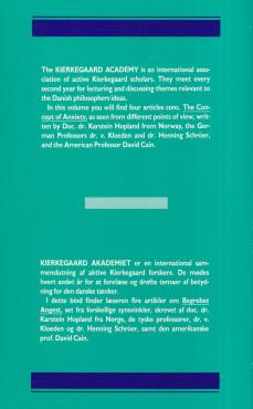 Academiae Kierkegaardiensis: The Concept of Anxiety in Kierkegaard