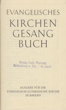 Evangelische Kirchengesangbuch