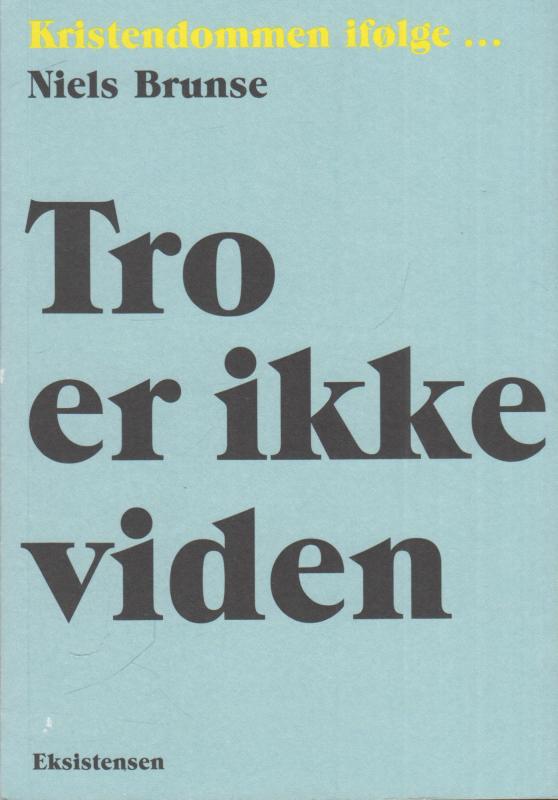 Tro er ikke viden
