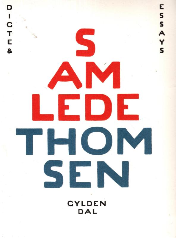 Samlede Thomsen - digte og essays (ny)