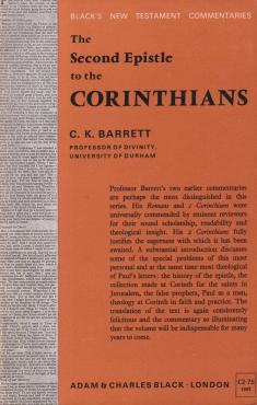 The Second Epistle to the Corinthians