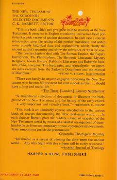 The New Testament Background: Selected Documents