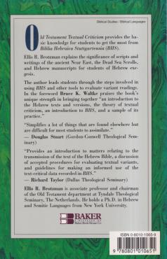 Old Testament: Textual Criticism