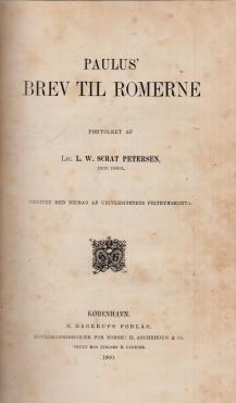 Paulus' brev til Romerne (1900)