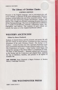 Western Asceticism