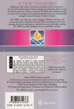 Holy Bible: The New Revised Standard Version