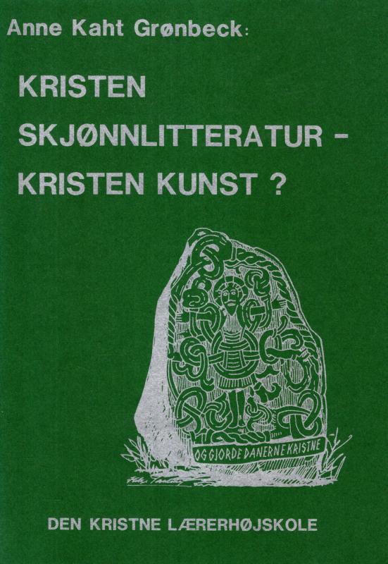 Kristen skjønnlitteratur - kristen kunst ?