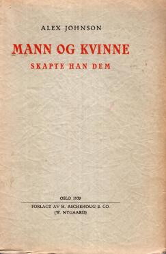 Mann og kvinne skapte han dem