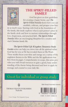 The Spirit-Filled Family: Holy Wisdom to Build Happy Homes (K10)