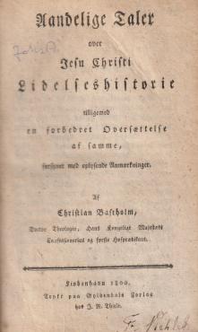 Aandelige taler / Åndelige taler (1800) ¤