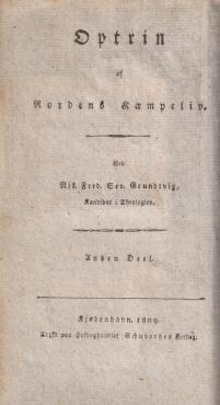 Optrin af nordens kæmpeliv (1809) 2. deel ¤