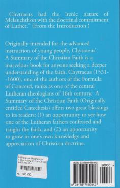 A Summary of the Christian Faith (1568)