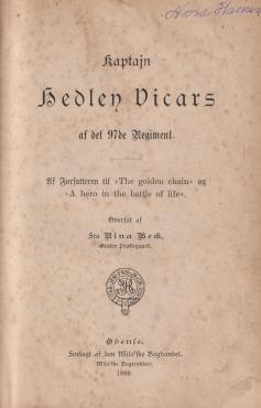 Kaptajn Hedley Vicars af det 97de regiment (1889)