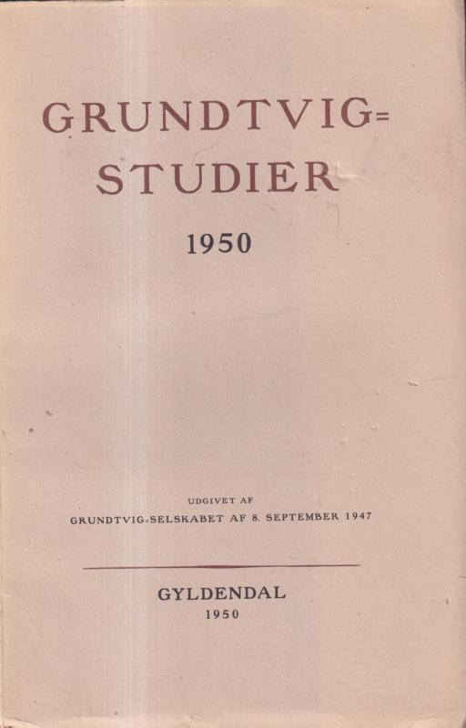 Grundtvig studier 1950