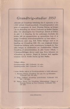 Grundtvig studier 1950