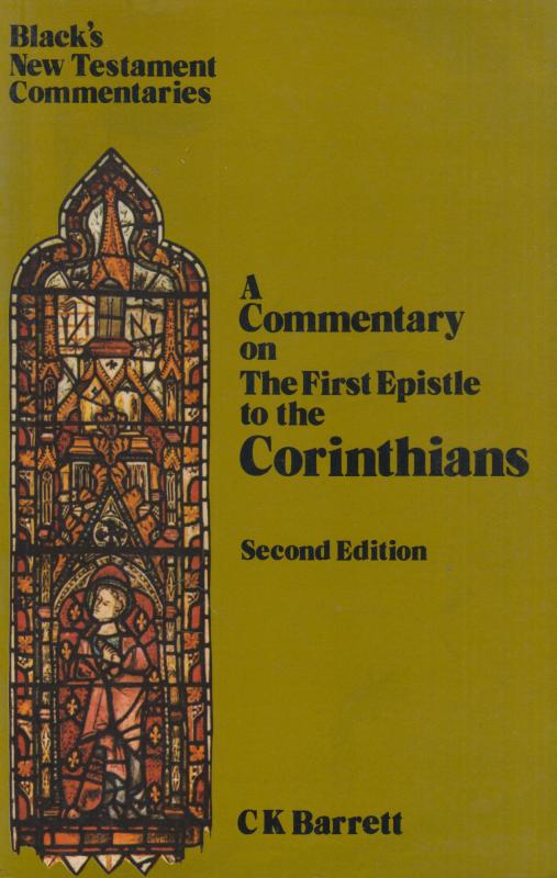 A Commentary on the First Epistle to the Corinthians