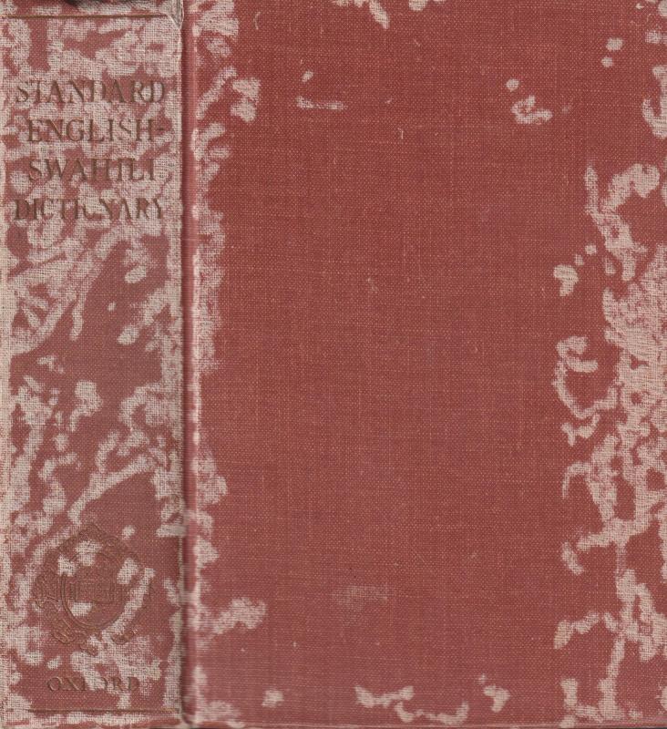 A standard english-swahili dictionary