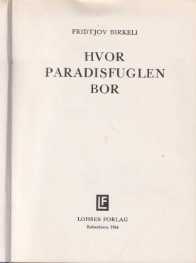 Hvor Paradisfuglen bor