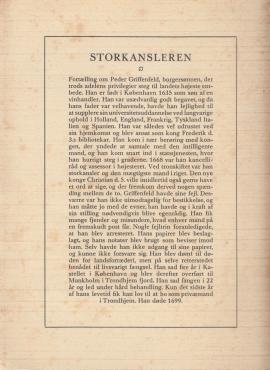 Storkansleren - om Peder Griffenfeld