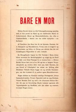 Bare en mor