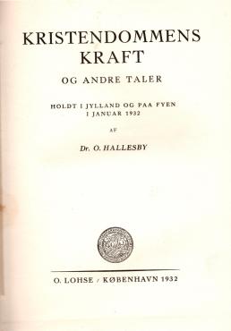 Kristendommens kraft og andre taler. og i det Højeste skjul