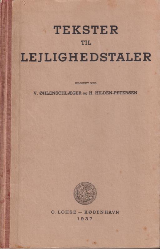 Tekster til Lejlighedstaler