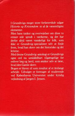 Historie og Kristendom, en Grundtvig antologi.