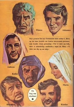 Mennesker ved en korsvej, Herodes, Peter, Judas, Tomas, Maria Magdalene, Paulus, osv.
