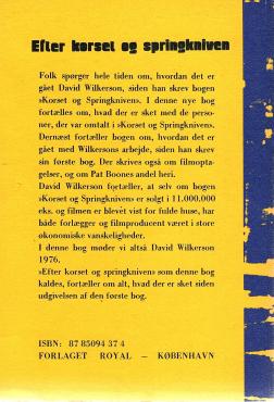 Efter korset og springkniven