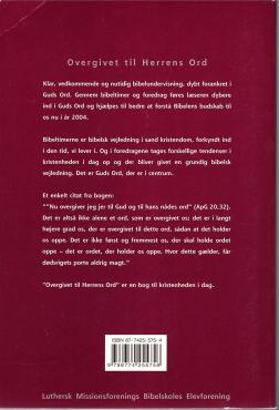Overgivet til Herrens ord
