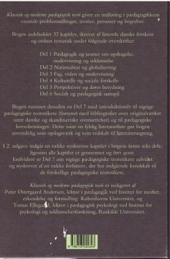 Klassisk og moderne pædagogisk teori