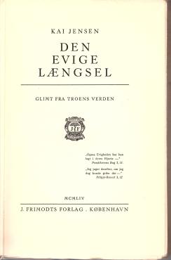 Den evige længsel - glimt fra troens verden