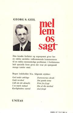 Mellem os sagt