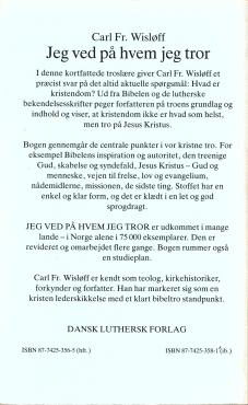 Jeg ved på hvem jeg tror