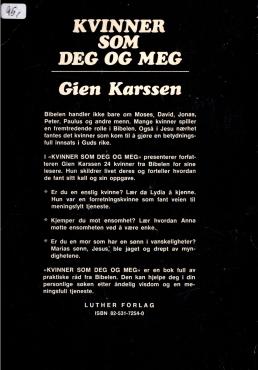 Kvinner som deg og meg - et studium over24 kvinner i Bibelen