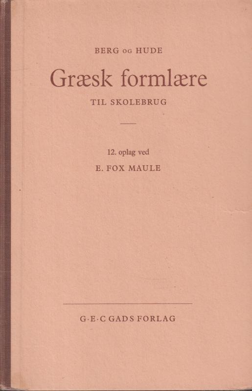 Græsk Formlære til skolebrug