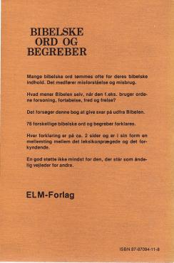 Bibelske ord og begreber