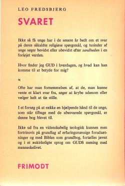 Svaret, en bog om Gud for moderne unge