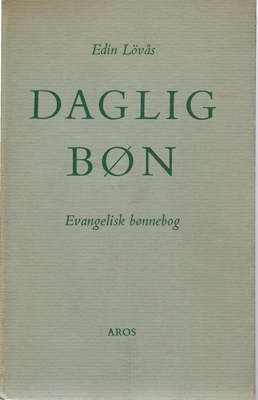 Daglig bøn, evangelisk bønnebog