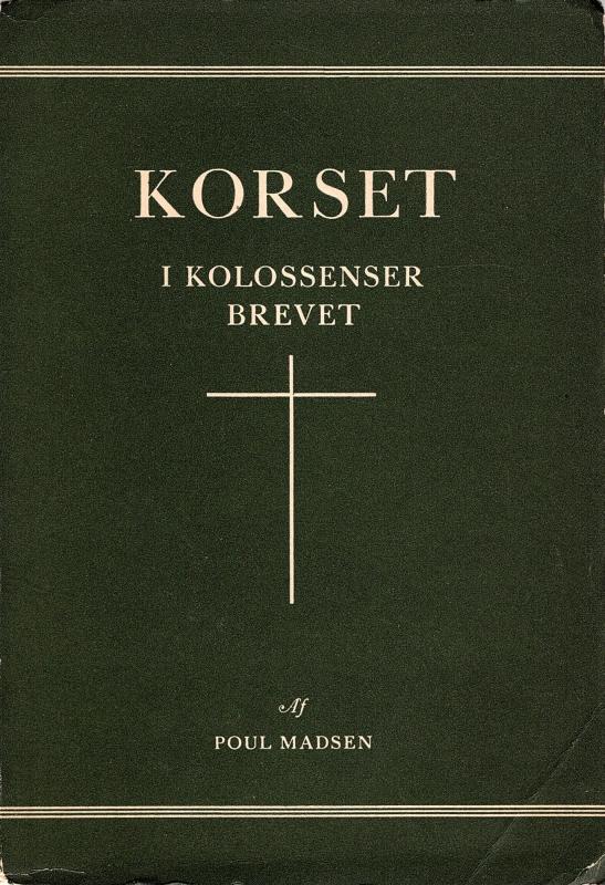 Korset i Kolossenserbrevet