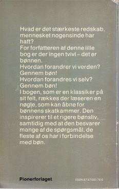 Bønnens nøgle, bøn som åbner døre