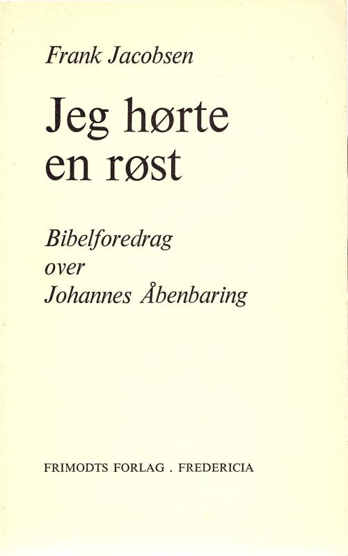 Jeg hørte en røst