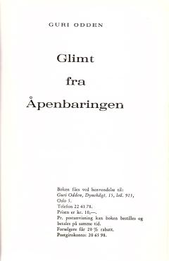 Glimt fra Åpenbaringen
