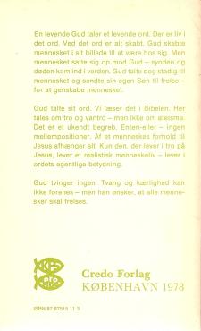 En levende Gud og et levende Ord