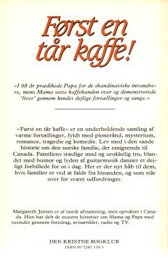 Først en tår kaffe