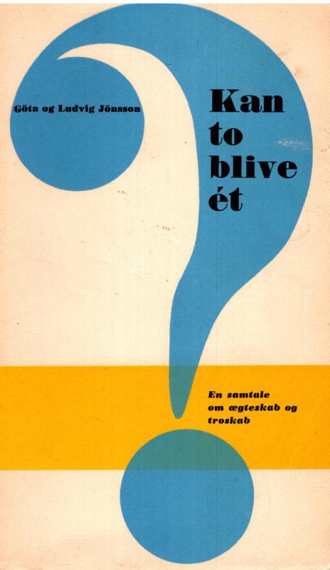 Kan to blive ét, om ægteskab