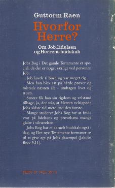 Hvorfor Herre? om Job, lidelsen og Herrens budskab