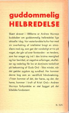 Guddommelig helbredelse
