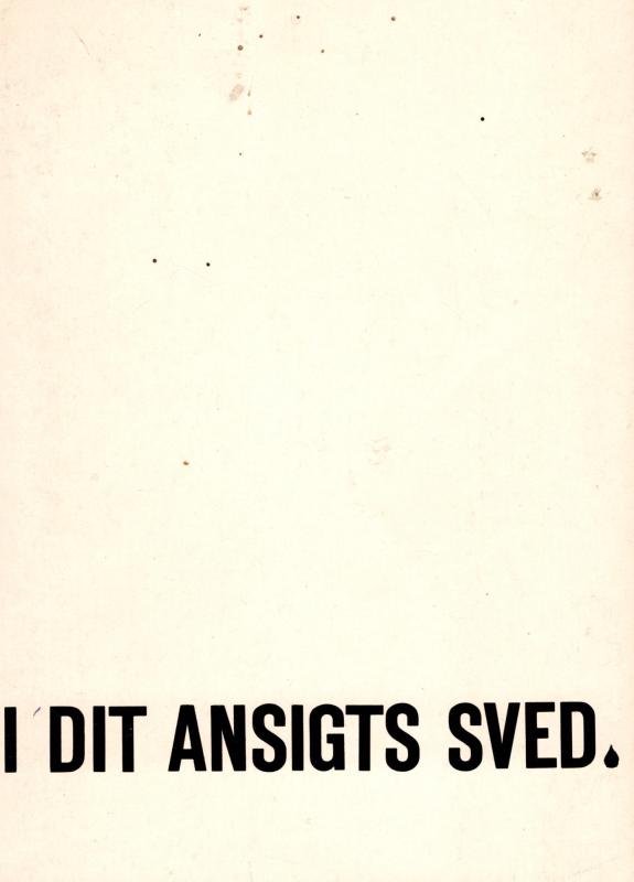 I dit ansigts sved