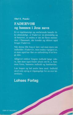 Fadervor og bønnen i Jesu navn
